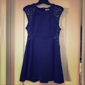 Blue lace cutout Dress from Tobi!